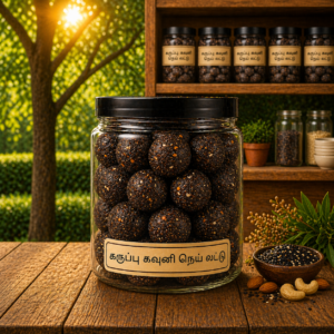 Karuppu Kavuni Ghee Laddu (12 Pieces)