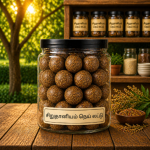 Siruthaniyam Ghee Laddu  (12 Pieces)